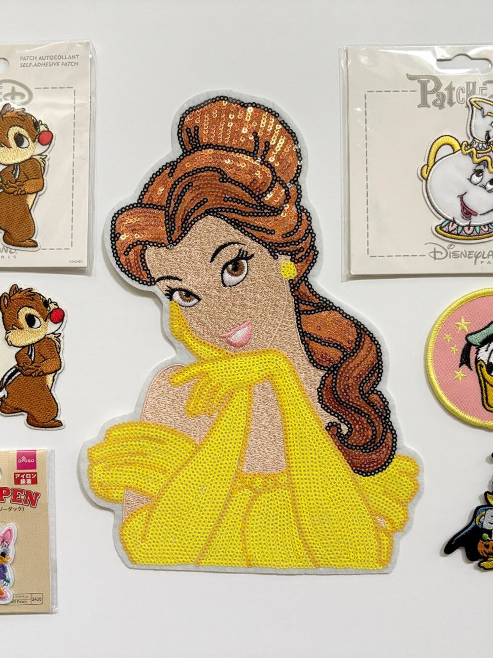 Disney Patch Bundle ✨ Belle Chip & Dale Donald Daisy Disneyland Paris + Japan